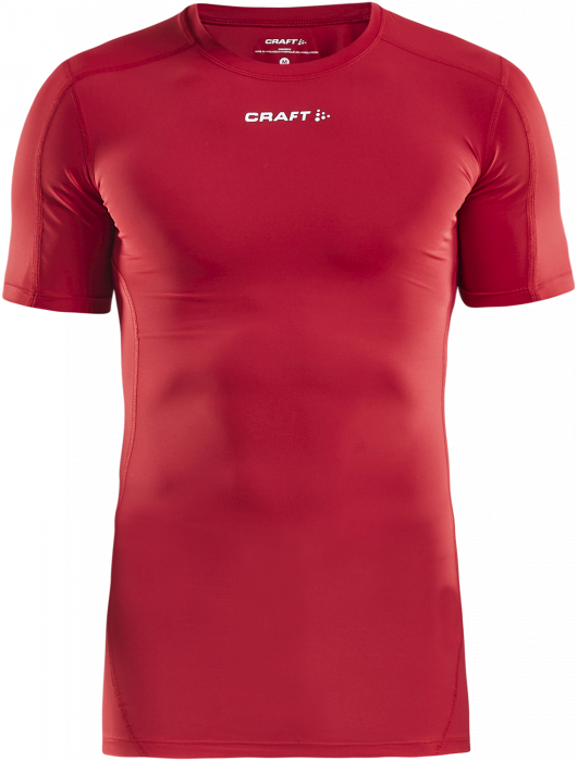 Craft - Short Sleeve Baselayer Adults - Rot & weiß