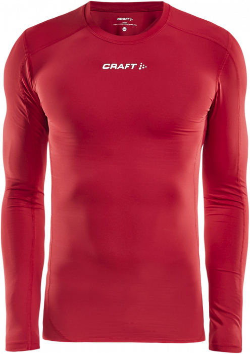 Craft - Long Sleeve Baselayer Adults - Rojo & blanco