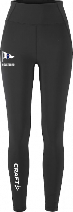 Craft - Holstebro Roklub Lange Tights Dame - Sort